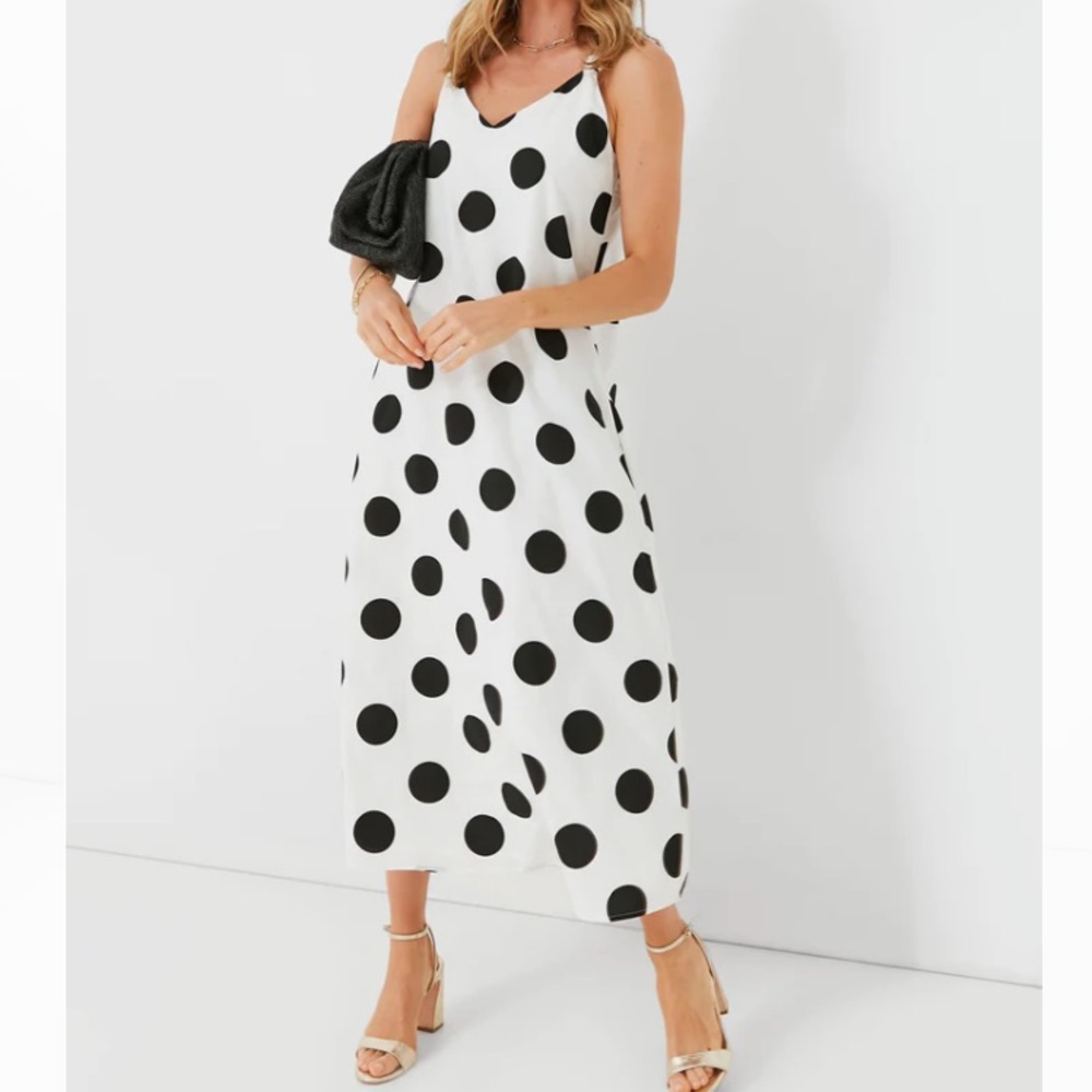 White Polka Dot Conrad Dress
POMANDER PLACE - Picture 2 of 8